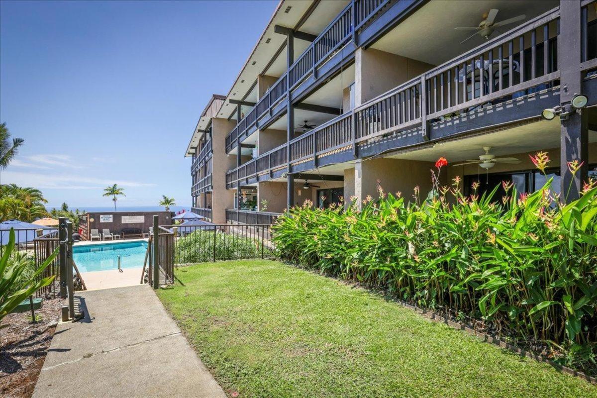 Kona Westwind 1 New! Quiet Ocean-View 1St Floor | Patio | Pool Villa Kailua-Kona Bagian luar foto